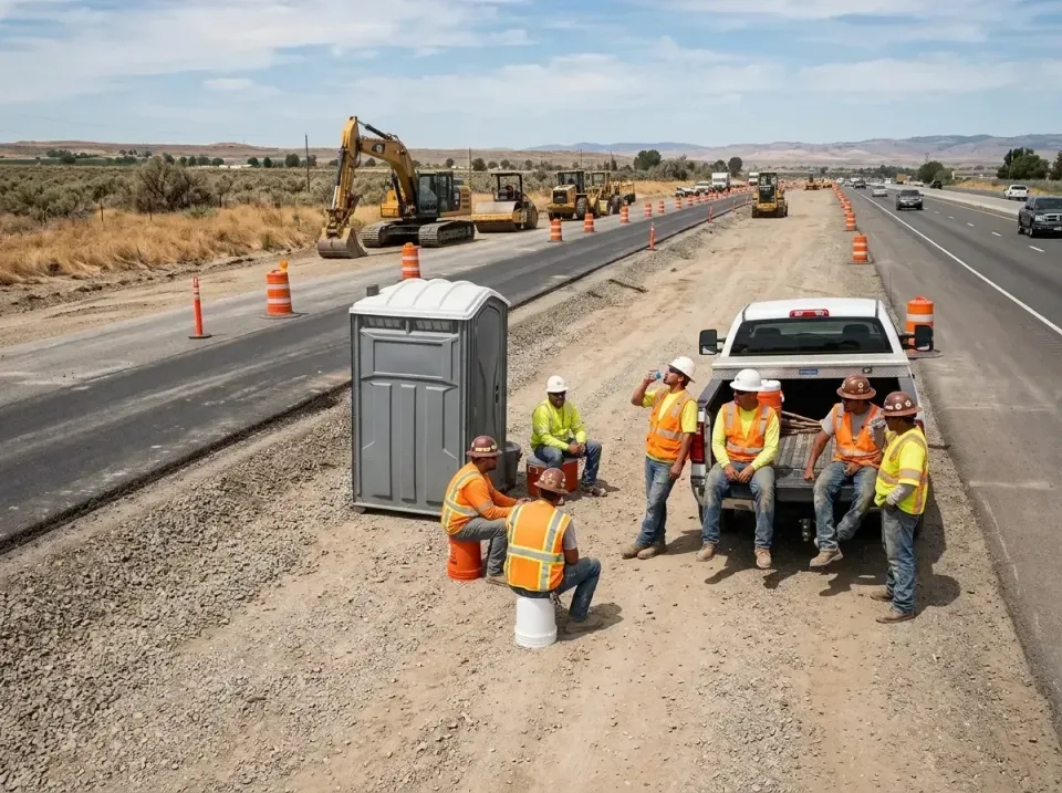 highway-road-construction-crew-007 — frequently asked questions, Porta Potty and Restroom Rentals in Bluewell, WV